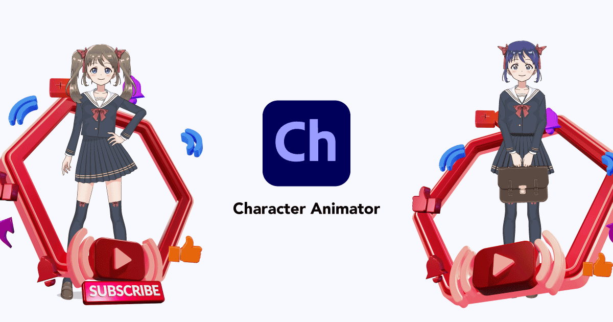 Vtuberに最適 Adobe Character Animatorとは Webカメラでキャラクターを動かそう 321web