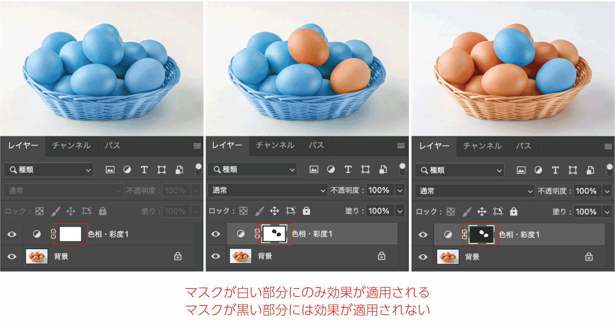 レイヤーマスクの仕組み