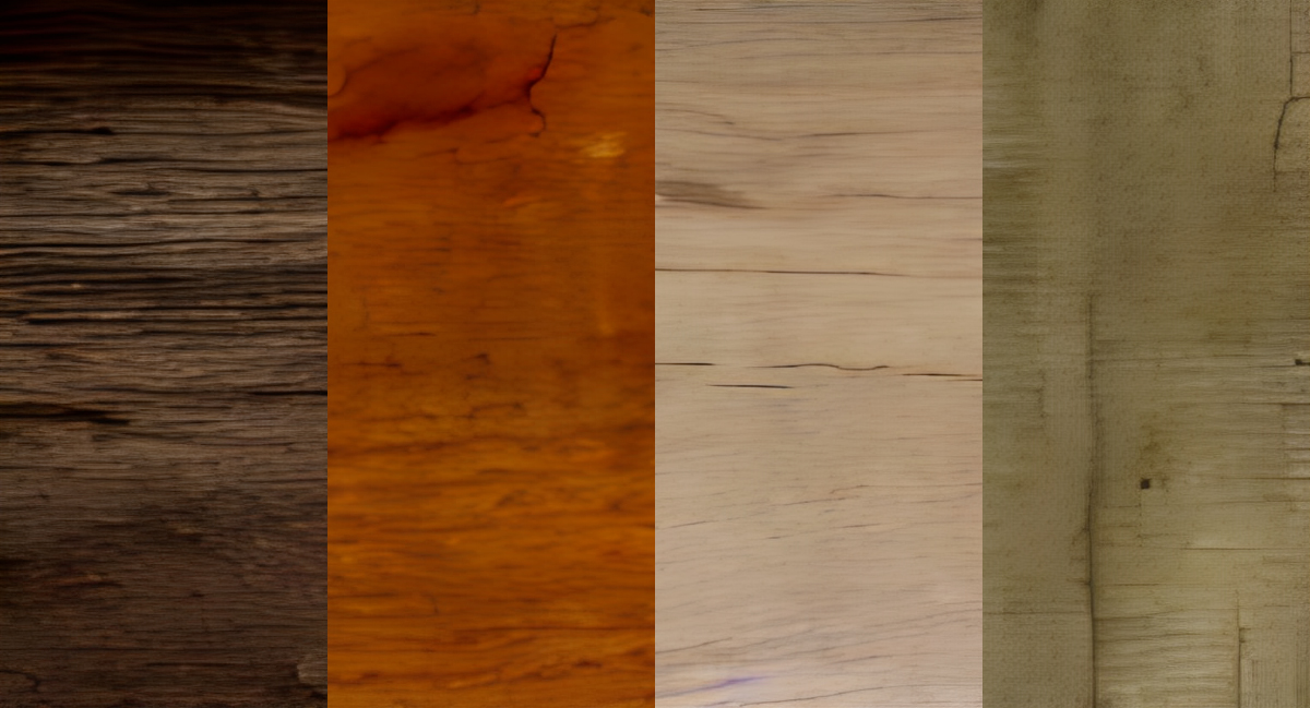 woodで生成した4パターン
