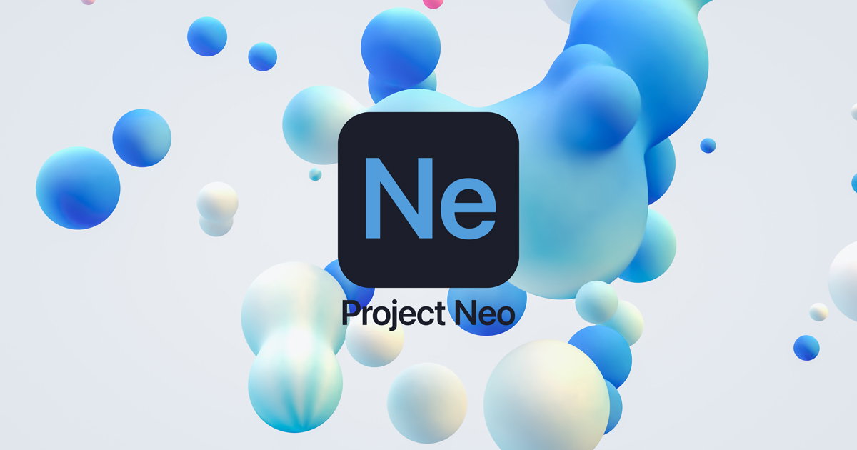 ブラウザで3DモデリングができるProject Neo