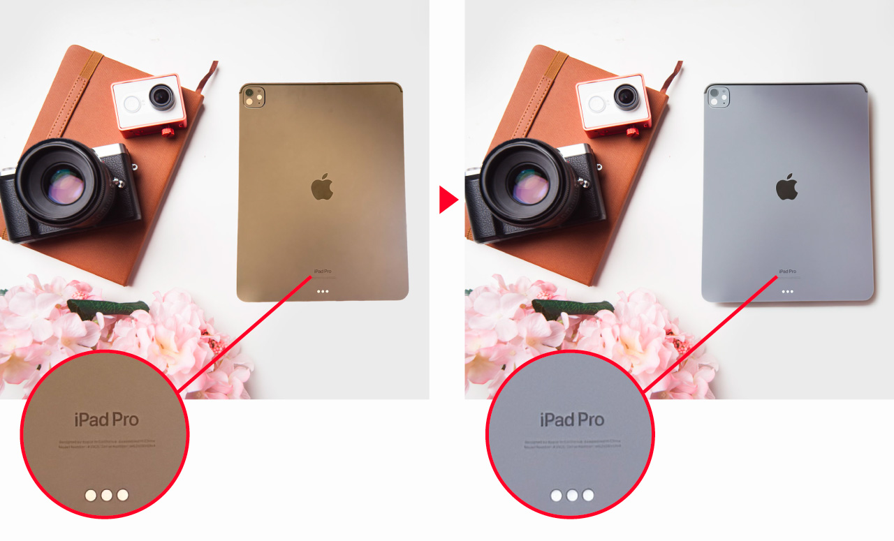 iPadの文字を認識