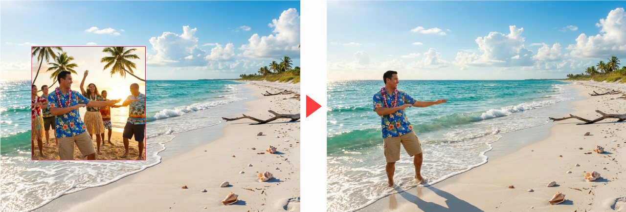 簡単に複数の画像を合成