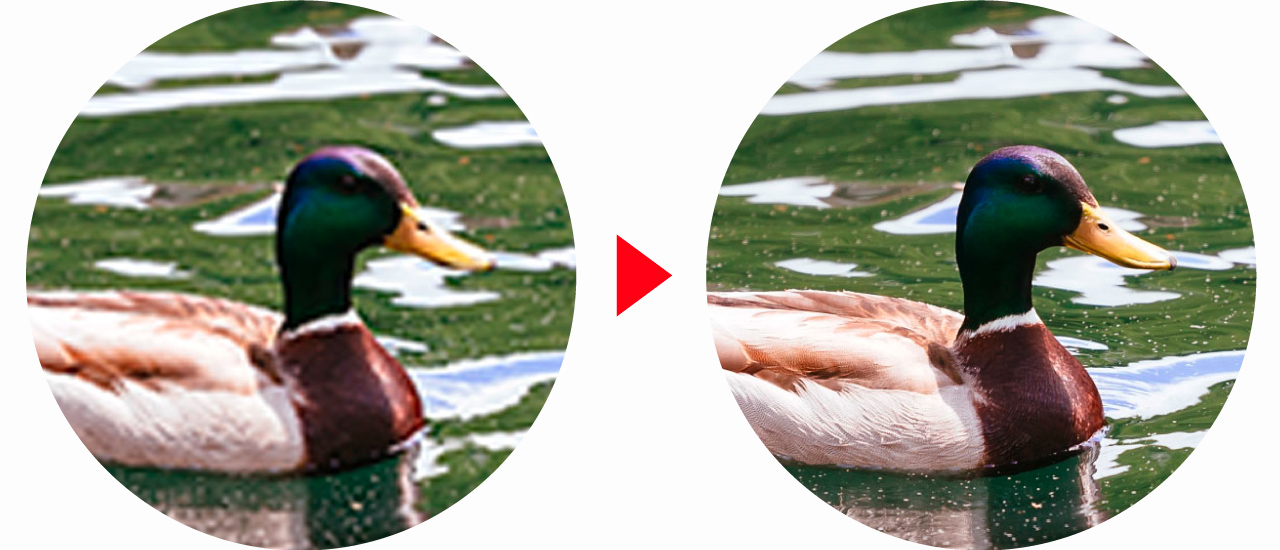 解像度の大幅な引き上げ