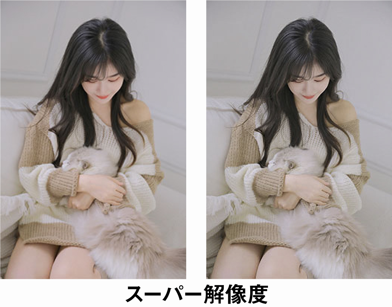 スーパー解像度（Camera Raw/Lightroom）